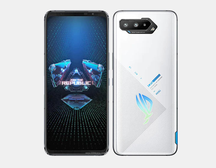 The powerful Asus ROG Phone 5s ZS676KS 5G 512GB 18GB White gives you the best gaming performance and looks.