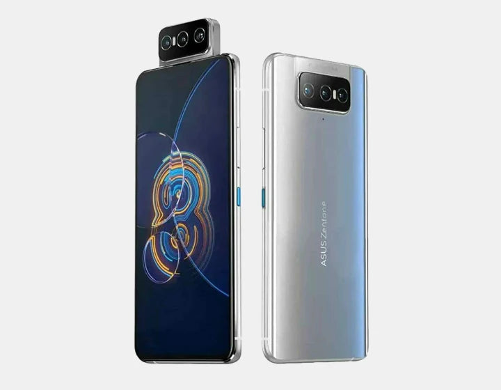 The Asus Zenfone 8 Flip ZS672KS 5G Dual 256GB 8GB Silver is a sleek and powerful phone with a unique flip camera and advanced performance features. It represents the future of smartphones.