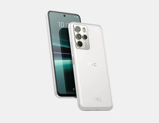 Experience the embodiment of refinement and execution with the HTC U23 Pro 5G Dual SIM 256GB 12GB White, highlighting double SIM capacities, unrivaled network, and consistent performing various tasks in an exquisitely created white plan.