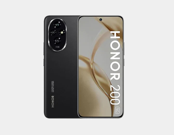 With 12GB RAM, 256GB storage, and a striking black finish that epitomises performance and style, the Honor 200 5G Dual SIM 256GB 12GB Black lets you unleash power and sophistication.