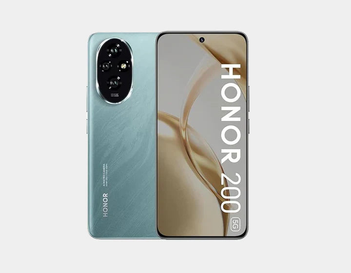 With 12GB RAM, 256GB storage, and a sleek green design created for speed, power, and elegance, the Honor 200 5G Dual SIM 256GB 12GB Green offers breathtaking performance and flair.