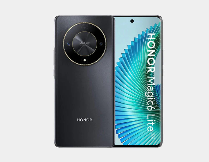 The Honor Magic6 Lite 5G Dual SIM 256GB 8GB Black elevates smartphone experience with 256GB of storage and 8GB of RAM for seamless performance and dual SIM convenience!
