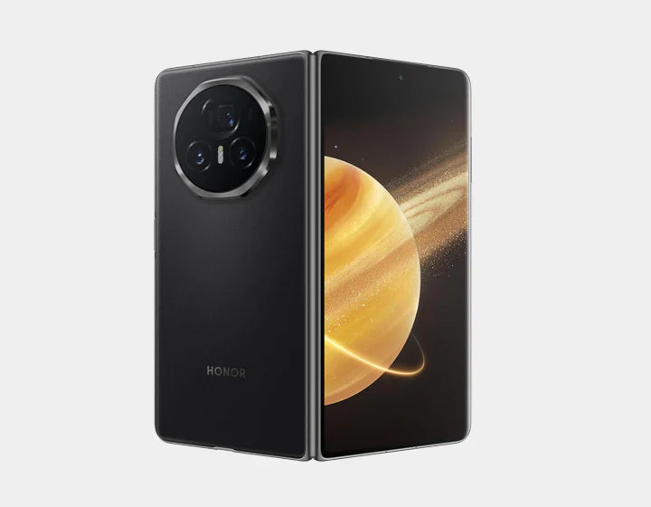 Discover the future of smartphones with the Honor Magic V3 5G Dual SIM 512GB 12GB Black. Its innovative foldable display, svelte black design, and state-of-the-art performance open up endless possibilities.