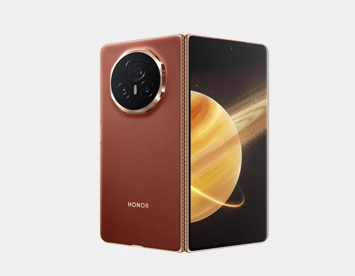 With the Honor Magic V3 5G Dual SIM 512GB 12GB Brown, which boasts a gorgeous foldable display, 512GB storage, 12GB RAM, and a high-end brown leather finish, you can unleash next-level performance and style.