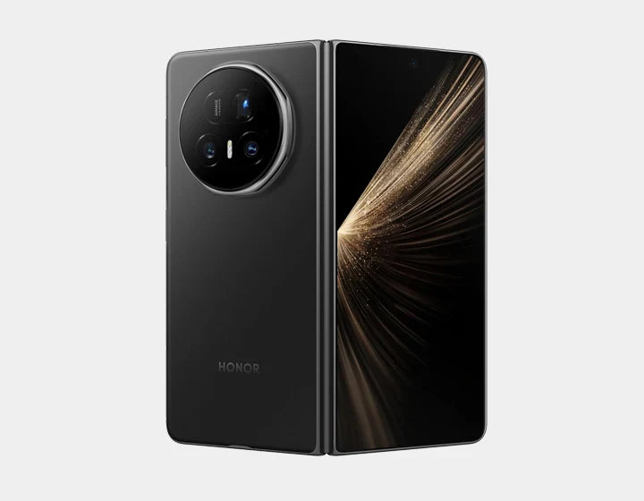 The Honor Magic V5 5G Dual SIM 512GB 16GB Black - 512GB storage, 16GB RAM, Snapdragon 8 Elite power, and a stunning 7.95-inch LTPO OLED display in an ultra-slim foldable design.