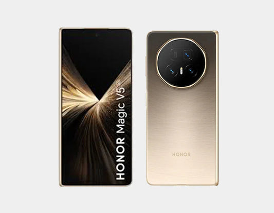 The Honor Magic V5 5G Dual SIM 512GB 16GB Gold combines cutting-edge foldable power with 16GB + 512GB capacity for a truly premium, future-ready experience.