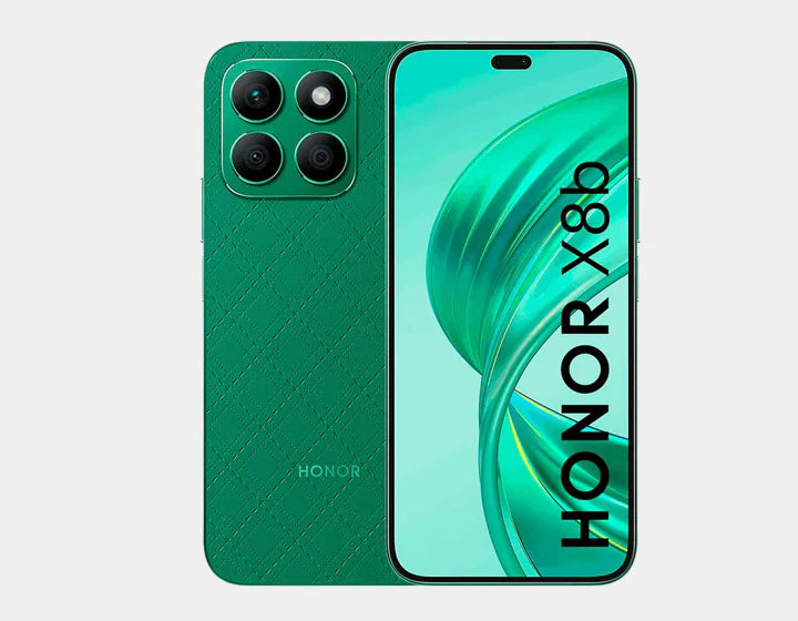 The Honor X8b 4G Dual SIM 256GB 8GB Glamorous Green combines elegant design with cutting-edge technology for unmatched style and performance.