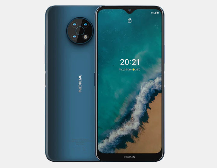Experience the force of 5G availability, prevalent execution, and more than adequate capacity in the smooth and solid Nokia G50 5G TA-1361-6 Dual SIM 128GB 6GB Blue.