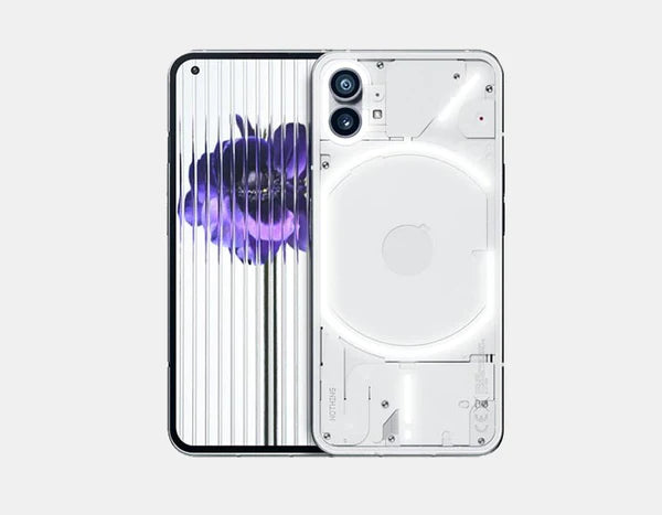 Experience the eventual fate of effortlessness and network with the Nothing Phone 2 5G Dual SIM 256GB 12GB White - 5G empowered, double SIM comfort, and a smooth 256GB stockpiling matched with 12GB Slam, all enclosed by a rich white plan.