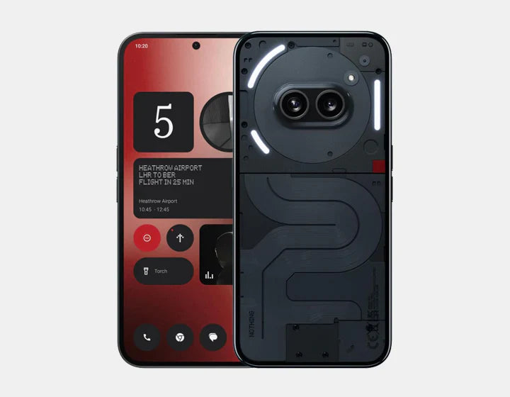 Experience the force of straightforwardness with the Nothing Phone (2a) 5G Dual SIM 128GB 8GB Black - where moderate plan meets most extreme execution.