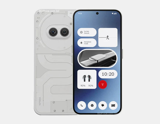 The sleek and innovative Nothing Phone (2a) 5G Dual SIM 128GB 8GB Milk is the mobile technology of the future. It has 128GB of storage, 8GB of RAM, and a stunning Milk finish.