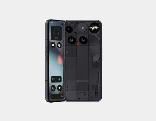The Nothing Phone (3) 5G Dual SIM 256GB 12GB Black redefines premium performance with its dual SIM, 256GB storage, 12GB RAM, and striking black design.