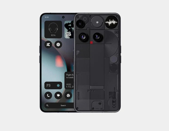 Unlock the full potential of Nothing's top-of-the-line phone, the Nothing Phone (3) 5G Dual SIM 512GB 16GB Black.It comes with 512GB of super fast storage and 16GB of RAM, ready to manage all your tasks and apps without a hitch.