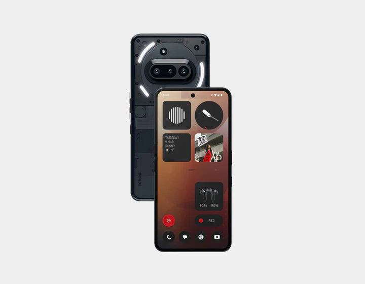The Nothing Phone 3a 5G Dual SIM 128GB 8GB Black is a sleek, quick, and unapologetically minimalist device that offers dual SIM versatility, 128GB storage, and 8GB RAM for seamless performance.