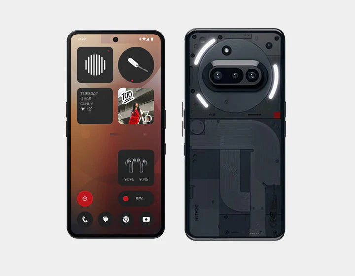 See tech in an unexpected way with the Nothing Phone 3a 5G Dual SIM 256GB 12GB Black - 256GB capacity, 12GB Slam, double SIM adaptability, and a smooth dark wrap up that turns usefulness into a discussion piece.