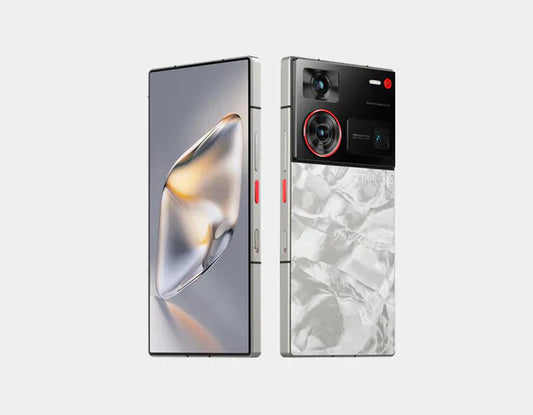 The Nubia Z60 Ultra 5G Dual SIM Leading Version 512GB 16GB Silver shining as a powerhouse flagship with ultra-fast performance, pro-grade photography, and stunning design - built to lead every moment.