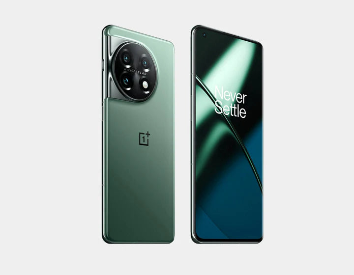 Experience the zenith of execution and style with the ONEPLUS 11 5G CPH2449 Dual SIM 256GB 16GB Green - your definitive lead cell phone.