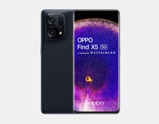 Experience the zenith of cell phone development with the Oppo Find X5 5G CPH2307 DUAL SIM 8GB 256GB Black - a double SIM force to be reckoned with, flaunting 8GB Smash, 256GB capacity, and a smooth plan that rethinks greatness.