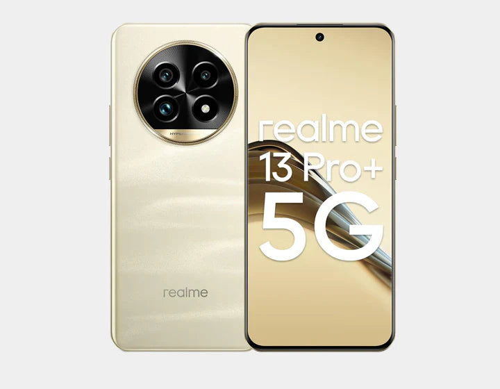 Exude strength and distinction with the Realme 13 Pro Plus 5G Dual SIM 256GB 8GB Gold, which boasts a luxury design, next-generation 5G speed, 256GB storage, and incredibly smooth performance.
