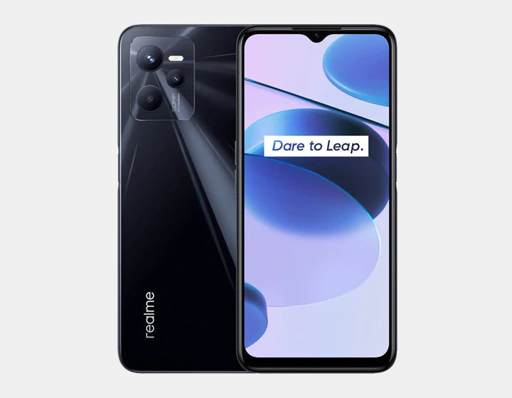 Experience exceptional execution and style with the Realme C35 4G Dual Sim 128GB 4GB Glowing Black, the spending plan cell phone that reclassifies moderateness without settling for less on highlights.