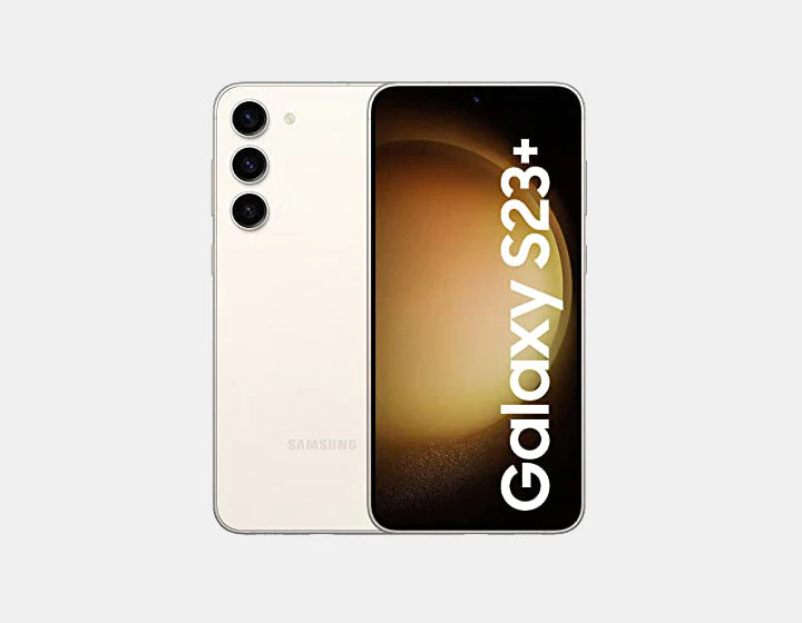 Experience the future of cell phones with the SAMSUNG Galaxy S23+ 5G S9160 Dual SIM 512GB 8GB Cream : Double SIM comfort, 512GB capacity, 8GB Smash, all enveloped by a rich Cream finish.