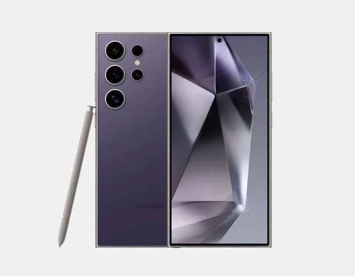 Experience the encapsulation of cell phone greatness with the SAMSUNG Galaxy S24 Ultra 5G S9280 Dual SIM 512GB 12GB Titanium Violet - where unmatched power meets staggering plan in Titanium Violet.