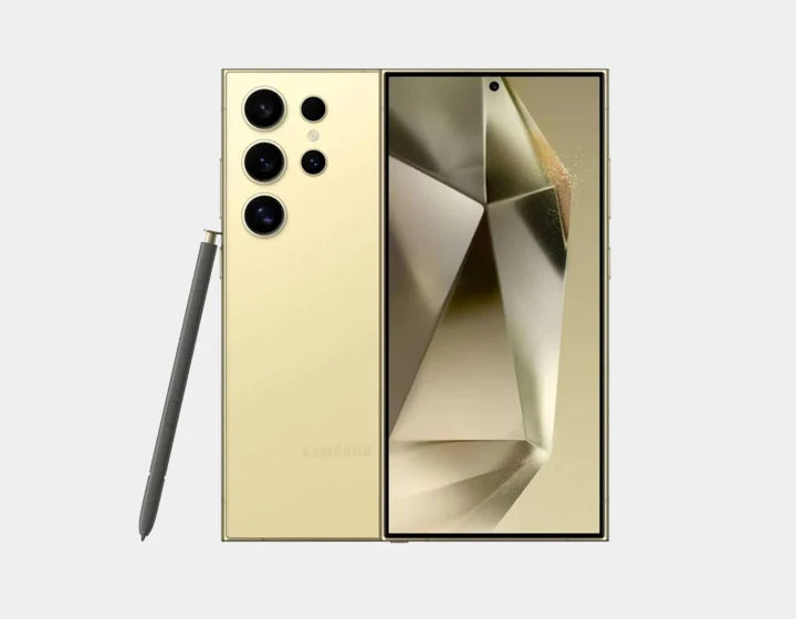 Experience unrivaled advancement and tastefulness with the SAMSUNG Galaxy S24 Ultra 5G S9280 Dual SIM 512GB 12GB Titanium Yellow - where power, style, and state of the art innovation join.