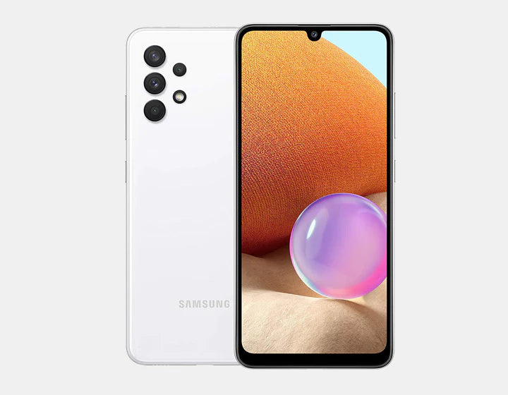 The Samsung Galaxy A32 4G A325F 128GB 6GB White has a sleek design, impressive camera setup, and a long battery life.
