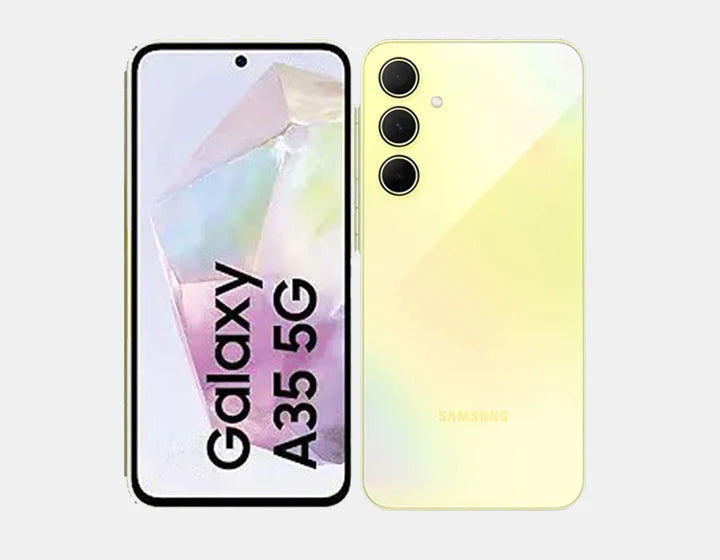 Experience the ideal mix of style, execution, and advancement with the Samsung Galaxy A35 5G A356E Dual SIM 256GB 8GB Awesome Lemon, your door to consistent network and uncommon portable experience.