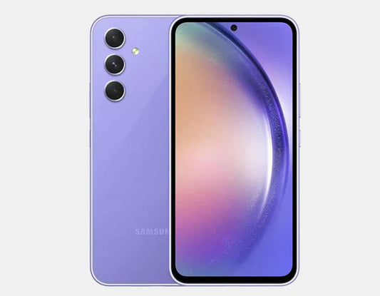 Experience the ideal mix of style and execution with the Samsung Galaxy A54 5G A546E Dual SIM 256GB 8GB Violet - where shocking plan meets strong highlights for a consistent and lively cell phone insight.