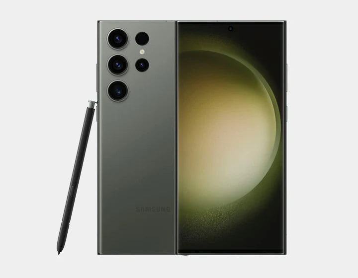 The Samsung Galaxy S23 Ultra 5G Dual S9180 512GB 12GB Green, which combines stunning elegance with potent performance, will elevate your mobile experience.