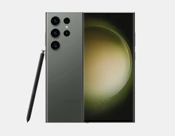 The Samsung Galaxy S23 Ultra 5G Dual S918B 256GB 12GB Green is the pinnacle of style and innovation. It combines cutting-edge technology with exquisite design in stunning green.