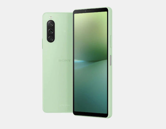 Experience the future with the Sony Xperia 10 V XQ-DC72 5G Dual SIM 128GB 8GB Green - 5G speed, double SIM comfort, and 128GB stockpiling in a staggering green plan.