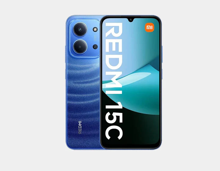 Experience the XIAOMI Redmi 15C 4G Dual SIM 256GB 4GB Blue's svelte appearance, enormous 256GB storage, and dependable all-day performance.