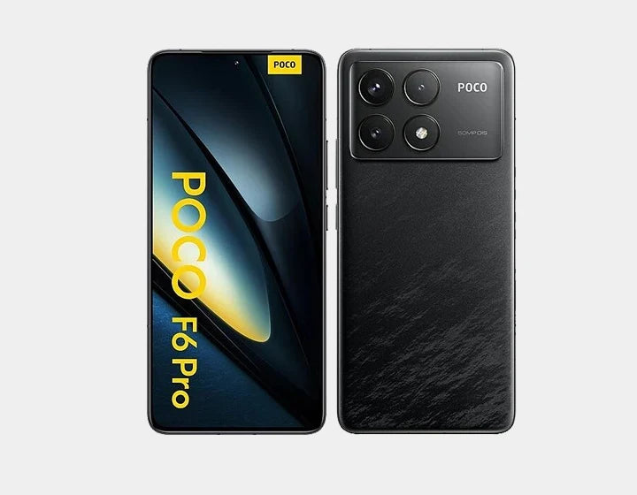 The Xiaomi Poco F6 PRO 5G Dual SIM 1TB 16GB Black - 1TB ultra-fast storage, 16GB RAM, dual SIM flexibility, Snapdragon 8 Gen 2 power, 120W HyperCharge, and a sleek black finish that redefines flagship performance.
