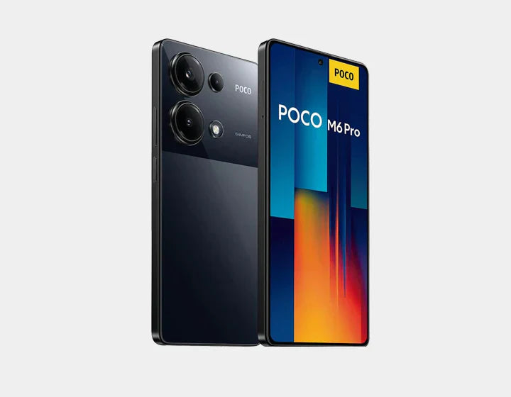 Experience the ultimate budget powerhouse, the Xiaomi Poco M6 Pro 4G Dual SIM 512GB 12GB Black, with its superior performance, enormous storage, and stylish design!