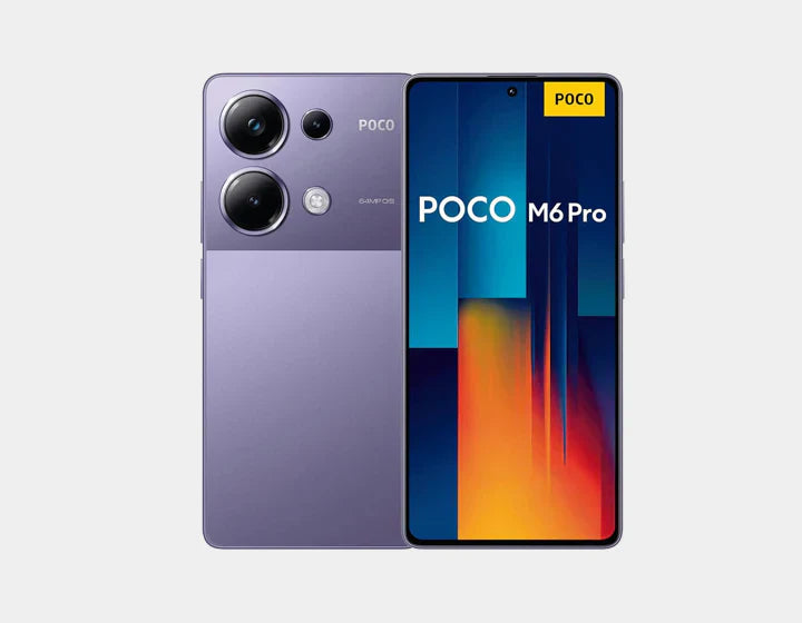 With 12GB RAM, 512GB storage, and a vivid purple design, the Xiaomi Poco M6 Pro 4G Dual SIM 512GB 12GB Purple unlocks power, style, and limitless storage - it's ideal for any task.