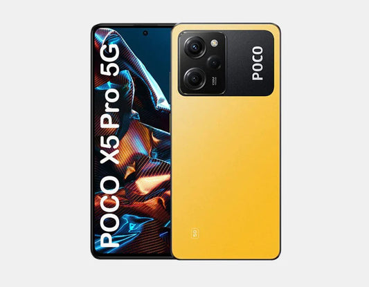 Experience state of the art 5G speed and great execution with the Xiaomi Poco X5 Pro 5G Dual SIM 256GB 8GB Yellow - presently in a striking Yellow plan.