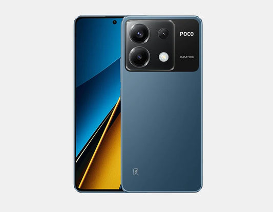 Experience the zenith of execution and development with the Xiaomi Poco X6 5G Dual SIM 256GB 12GB Blue, a force to be reckoned with cell phone that rethinks the limits of speed, stockpiling, and style.