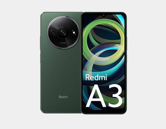 The Xiaomi Redmi A3 4G Dual SIM 128GB 4GB Green is a stylish device with 4GB of RAM and 128GB of storage for seamless performance at an affordable price.