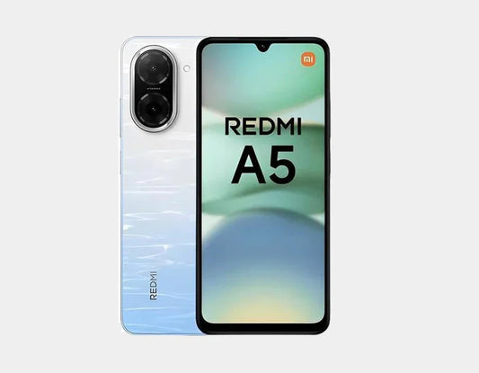 The Xiaomi Redmi A5 4G Dual SIM 64GB 3GB Blue is a stylish device in Ocean Blue that offers dual SIM adaptability, a strong battery life, and fluid 120Hz graphics at an incredible price.