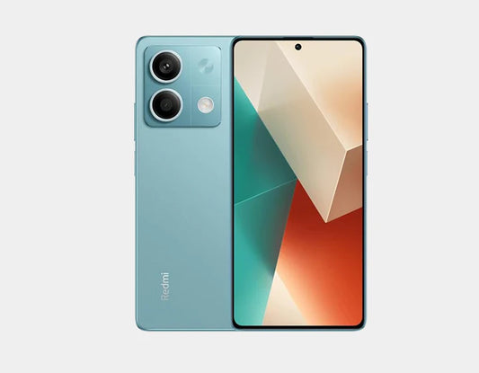 The Xiaomi Redmi Note 13 5G Dual SIM 128GB 6GB Ocean Teal has 128GB of storage, 6GB of RAM, and a stunning Ocean Teal finish. With it, you can enjoy lightning-fast 5G connectivity as well as stunning visuals.