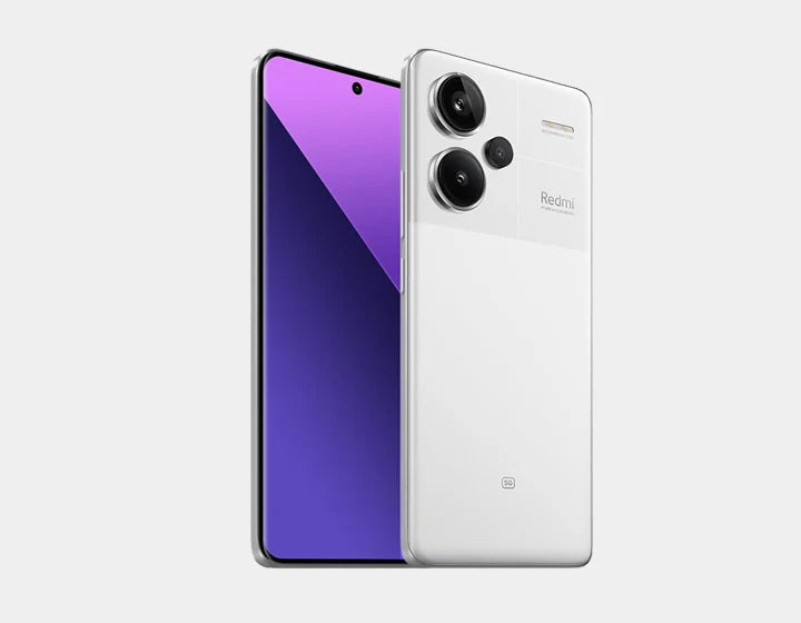 Experience the Xiaomi Redmi Note 13 PRO Plus 5G Dual SIM 256GB 8GB Moonlight White's flagship performance, gorgeous 200MP photography, and lightning-fast 5G connectivity.