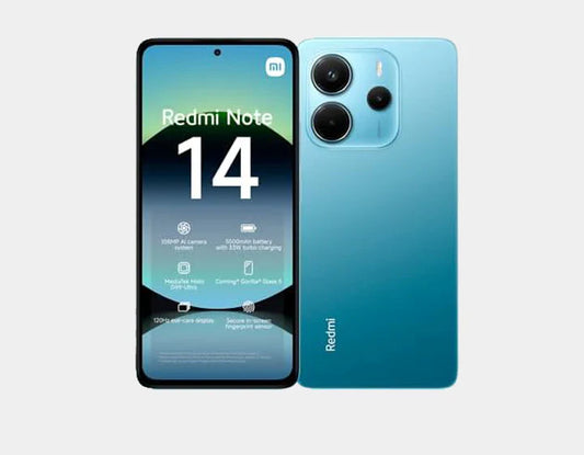 Power-packed and smart, the Xiaomi Redmi Note 14 4G Dual SIM 256GB 8GB Ocean Blue conveys smooth execution, enormous 256GB capacity, and staggering looks - all at top notch esteem.