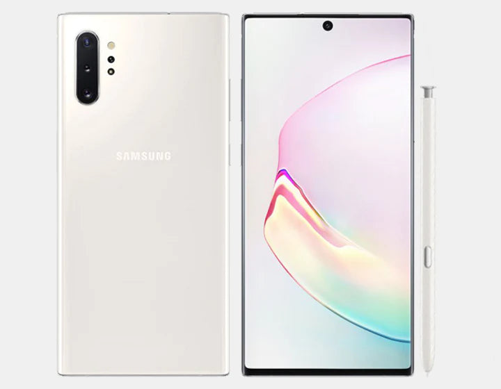 The Samsung Galaxy Note 10+ N975F/DS 256GB is the ultimate premium smartphone with a sleek design, powerful hardware, an innovative S Pen, and stunning camera.