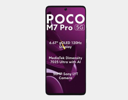 Xiaomi Poco M7 Pro 5G Dual SIM 256GB ROM 8GB RAM GSM Unlocked -Purple