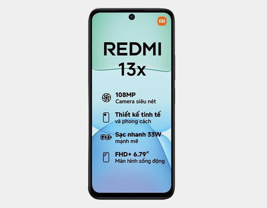 Xiaomi Redmi 13X 4G 256GB ROM 8GB RAM Dual SIM GSM Unlocked - Black