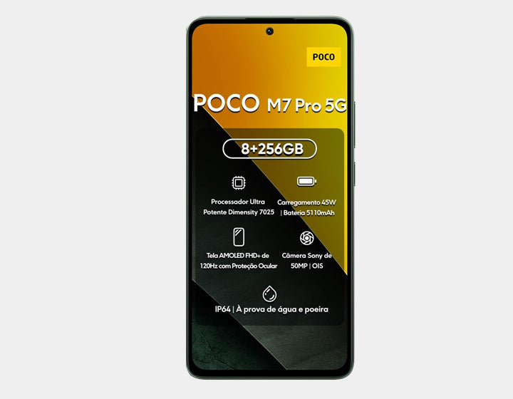 Xiaomi Poco M7 Pro 5G Dual SIM 256GB ROM 8GB RAM GSM Unlocked - Green