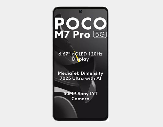 Xiaomi Poco M7 Pro 5G Dual SIM 256GB ROM 8GB RAM GSM Unlocked -Silver