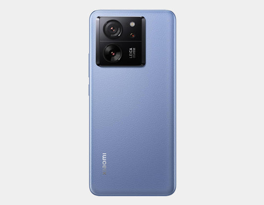Blue Xiaomi 13T Pro smartphone back with dual camera module